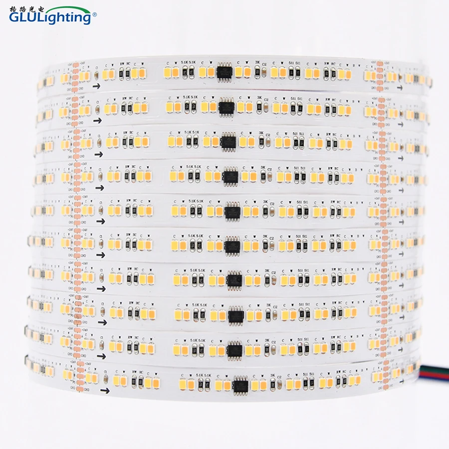 24V High CRI CCT DMX LED Strip 160leds/m