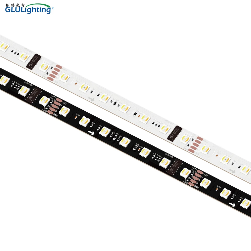 24V High CRI RGB CCT DMX LED Strip 70leds/m